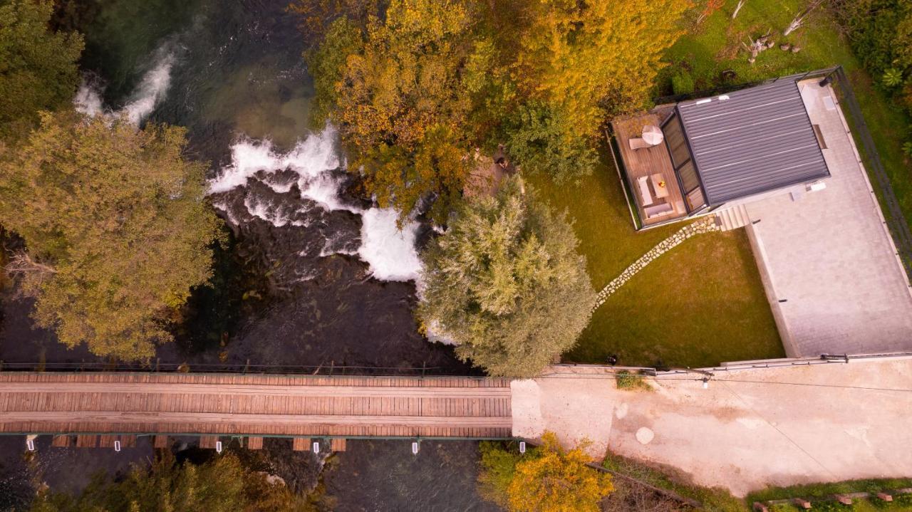 Waterfall Glamping Cabin Bihac Exterior photo